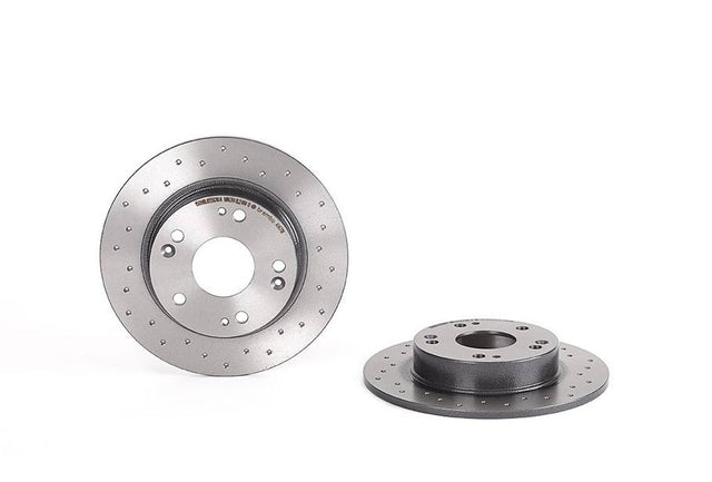 Product of Brembo 08A1471XC02 Xtra Solid Cross Drilled 1 Piece Brake Rotor