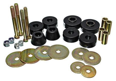 Product of Energy Suspension 3.4137G Black Polyurethane Body Mount Bushings