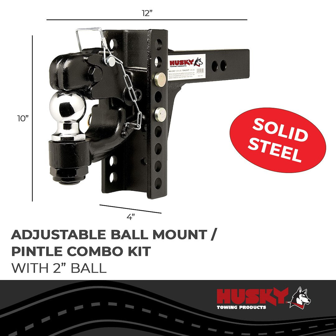 Husky Towing 33109 Pintle Hook||hus_33109_Adjustable Ball Mount Pintle Kit_B2c_2.Jpg||86||hus33109||1300418