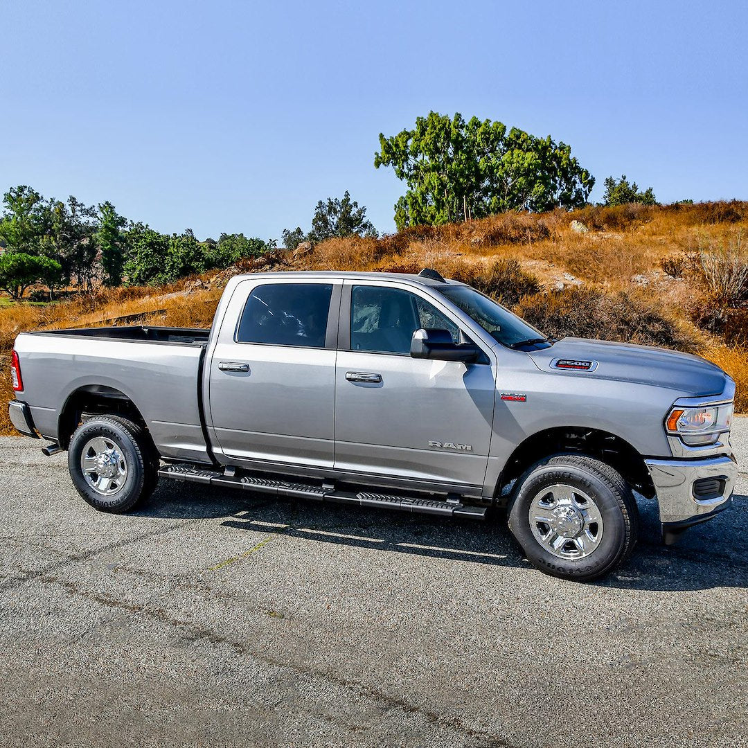 Product of Westin Automotive 28-534785 Black Textured Powder Coated Oval Straight Nerf Bar - Truck Wheel To Wheel