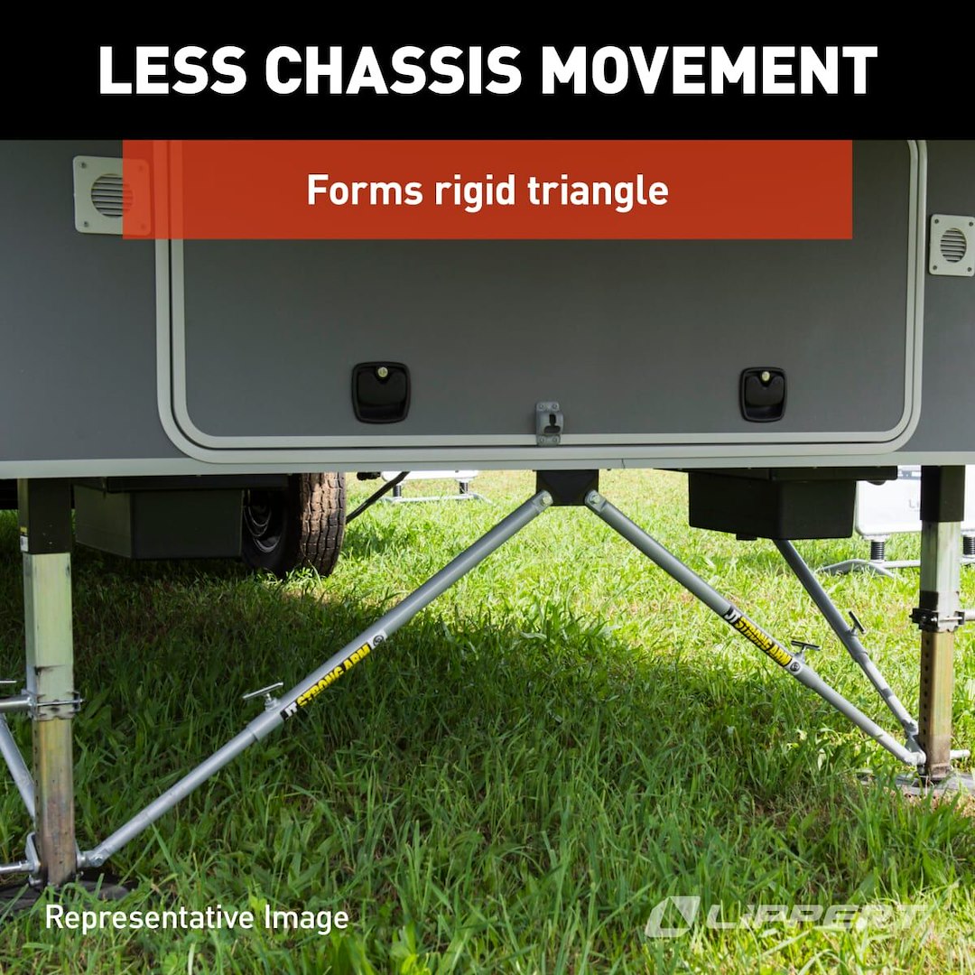 Product of Lippert Components 191025 Trailer Stabilizer Jack Stand Lock Arm