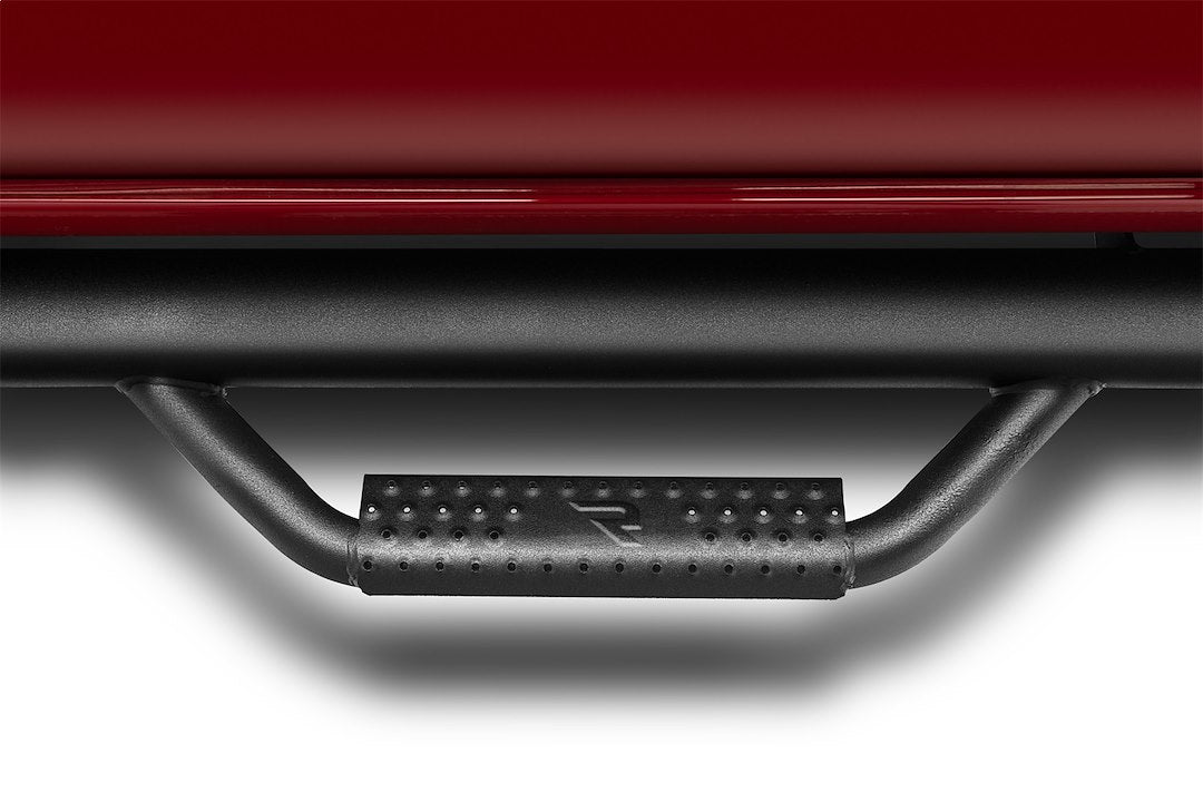 Product of N-Fab C1475CC-TX Cab Length Nerf Bar With Drop Down Steps