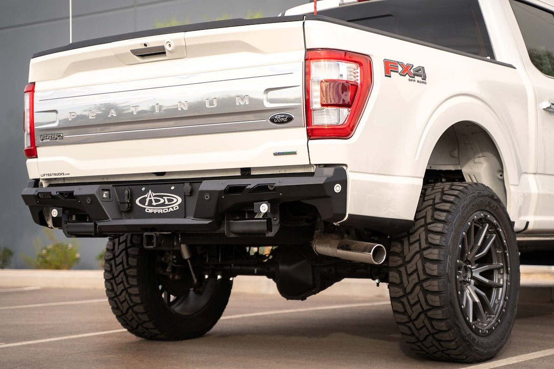 Product of Addictive Desert Designs R19020NA0103 Black Label Steel Powder Coated Bumper