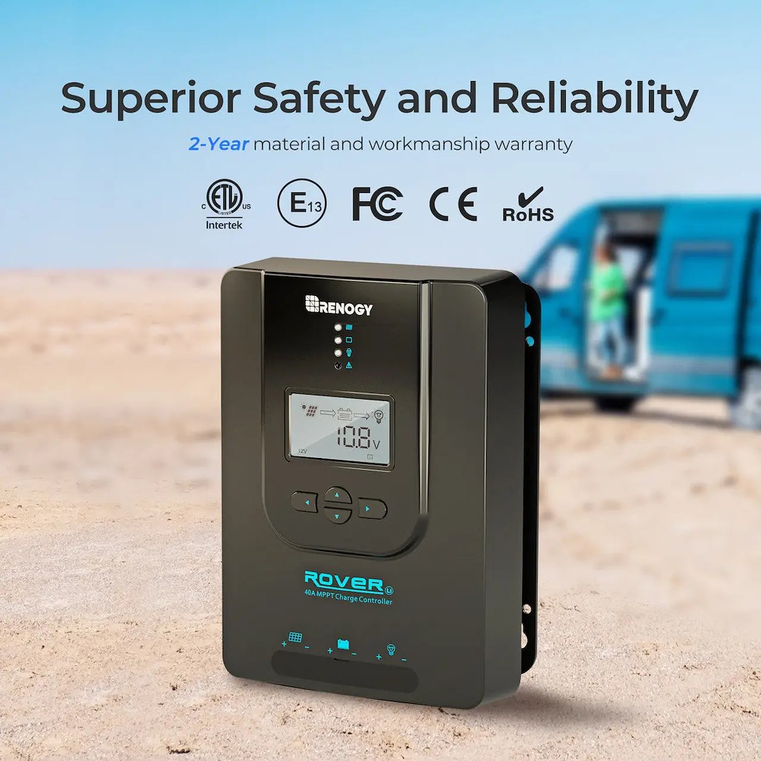 Renogy Rng-Ctrl-Rvr40-Bt-G3-Us Battery Charger Controller||rng-Ctrl-Rvr40-Bt-G3-Us_3.Jpg||88||ren0026761||2259242