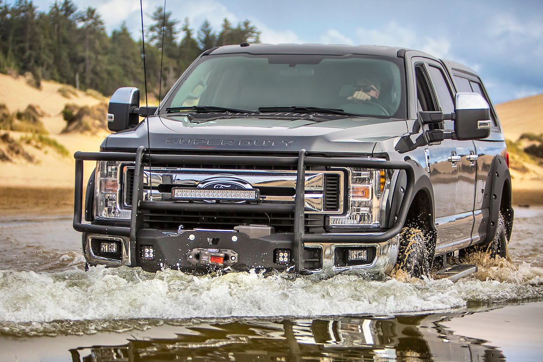 Product of Warn 103012 Grille Guard Black Powder Coated