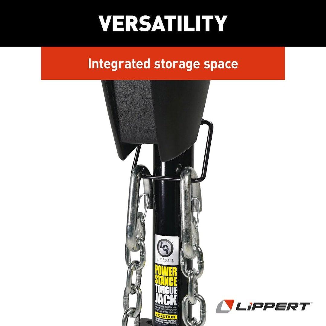 Product of Lippert Components 813748 3500 Pound Electric Trailer Tongue Jack