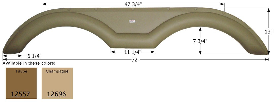 Product of Icon 12557 Fender Skirt