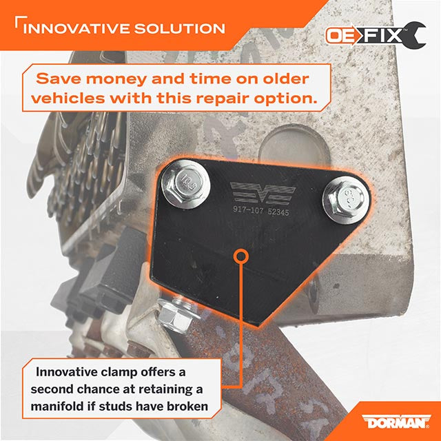 Product of Dorman (Oe Solutions) 917-107 Exhaust Manifold To Cylinder Head Repair Clamp