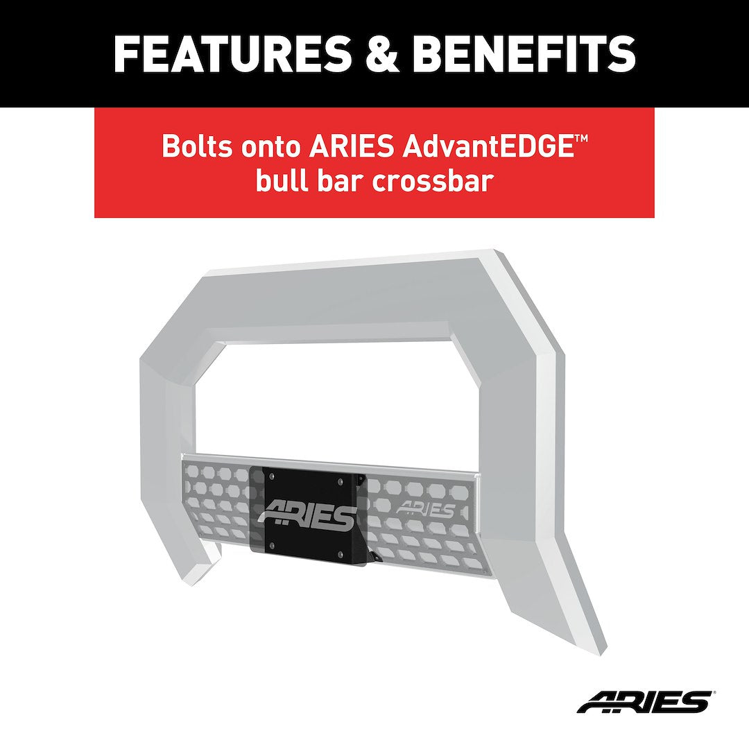 Aries 2169000 License Plate Bracket||2169000_3008x1990_Fb.Jpg||88||a1s2169000||1277299