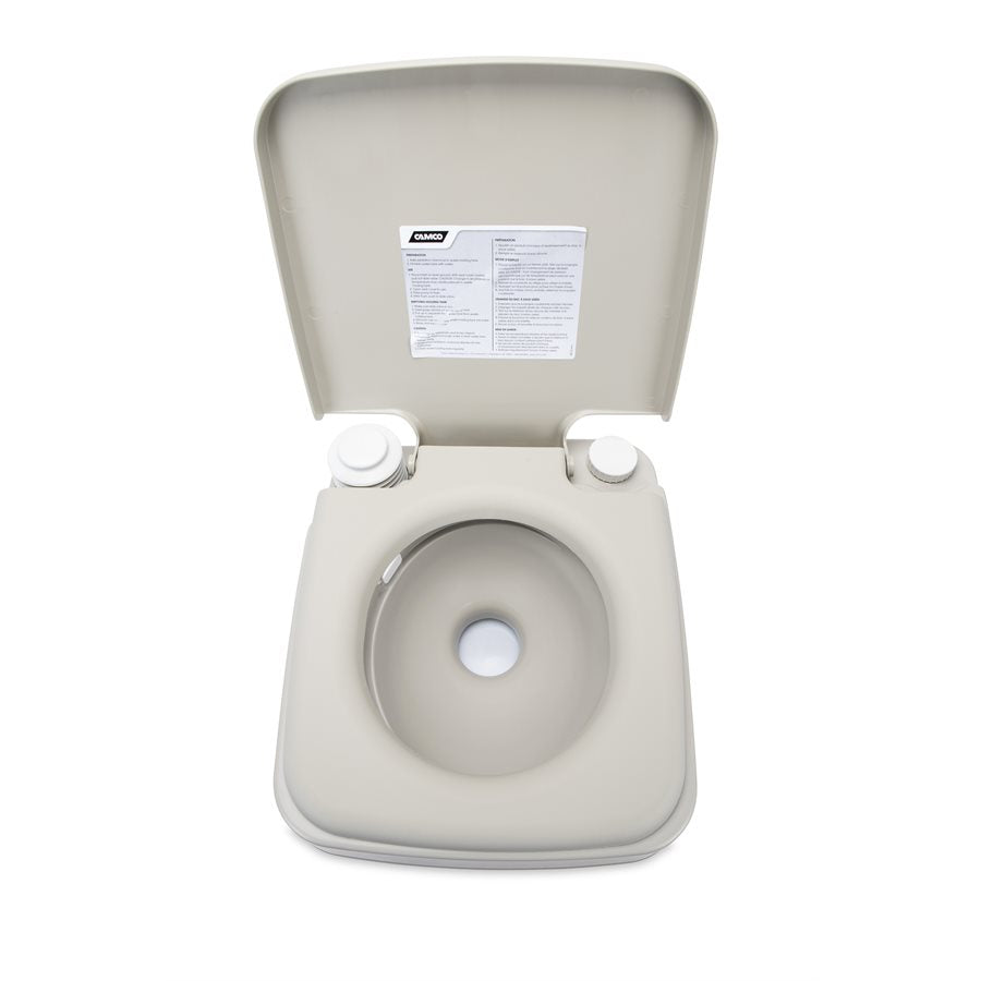 Product of Camco 41531 Portable Pull Slide Valve Flush Toilet , 12-1/2 Inch