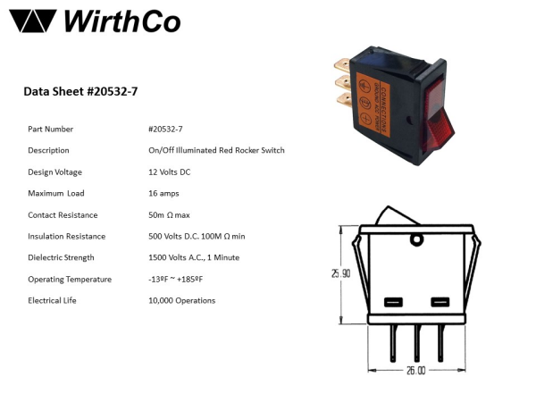 Product of Wirthco 20532 Multi Purpose Switch