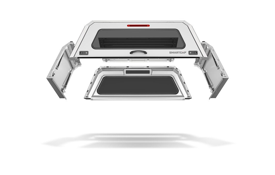 Product of SmartCap EC1001-WH White Stainless Steel 5-Piece Truck Cap