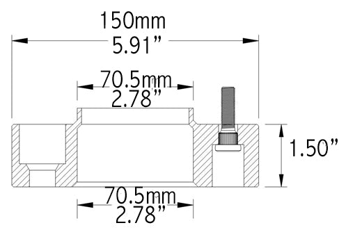 Product of Coyote Wheel Accessories 5450-5450-C14 Wheel Adapter