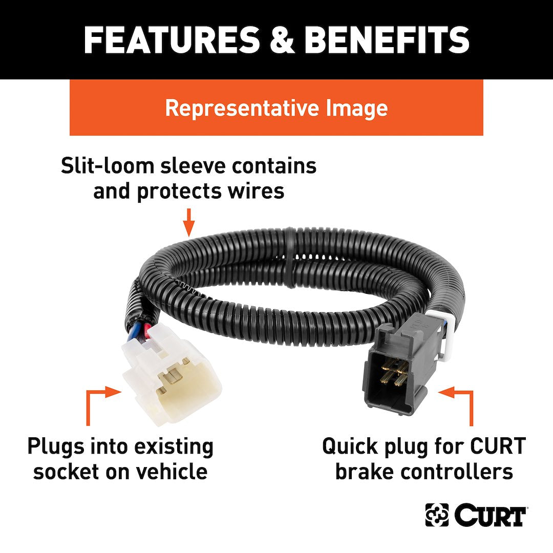 Curt 51333 Trailer Brake Control Wiring Harness||51333_3008x1990_Fa.Jpg||87||c9351333||953101