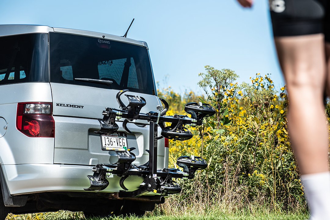 Product of Saris 4026F 4 Bikes Bike Tire Clamp Bike Rack - Receiver Hitch Mount Yes