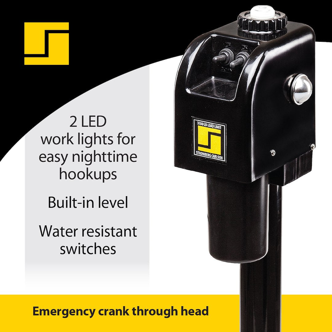 Product of Stromberg Carlson JET-3755 3500 Pound Electric Trailer Tongue Jack