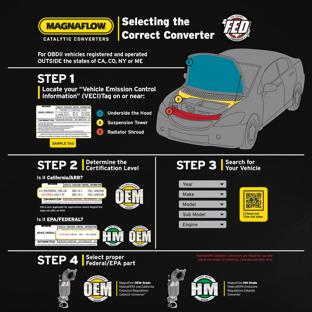Magnaflow 48 State Converter 280117 Catalytic Converter||280117_6.Jpg||91||m66280117||2256503