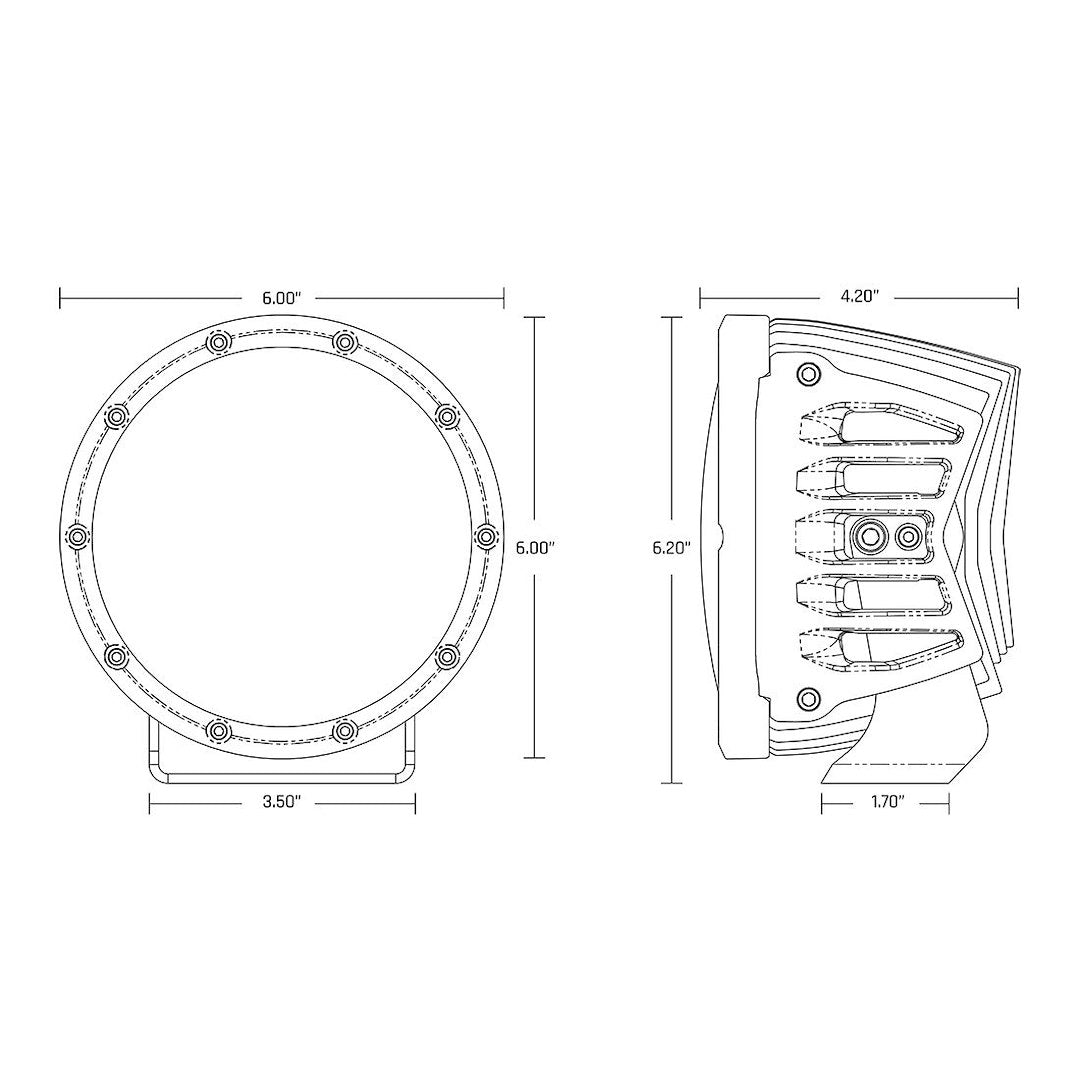 Rigid Lighting 36412 Driving/ Fog Light||36412_11.Jpg||95||r2g36412||1591441
