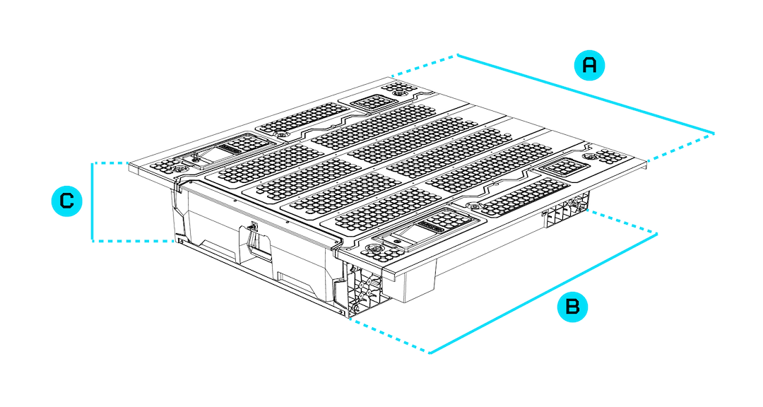 Product of Decked Bed Drawer 68 Inch L 56-5/8 Inch W 12 Inch H YT10