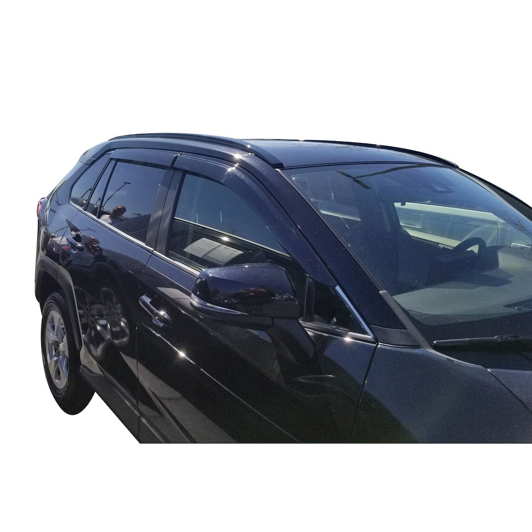 Product of TrailFX 4255H TFX 4-PC Window Vents Outside Channel Rainguard