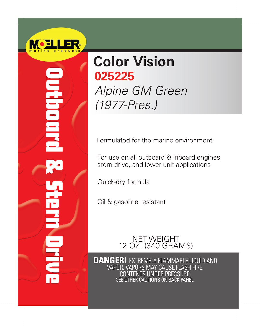 Moeller Marine Products 025225 Engine Paint||025225.Jpg||85||moe025225||899956