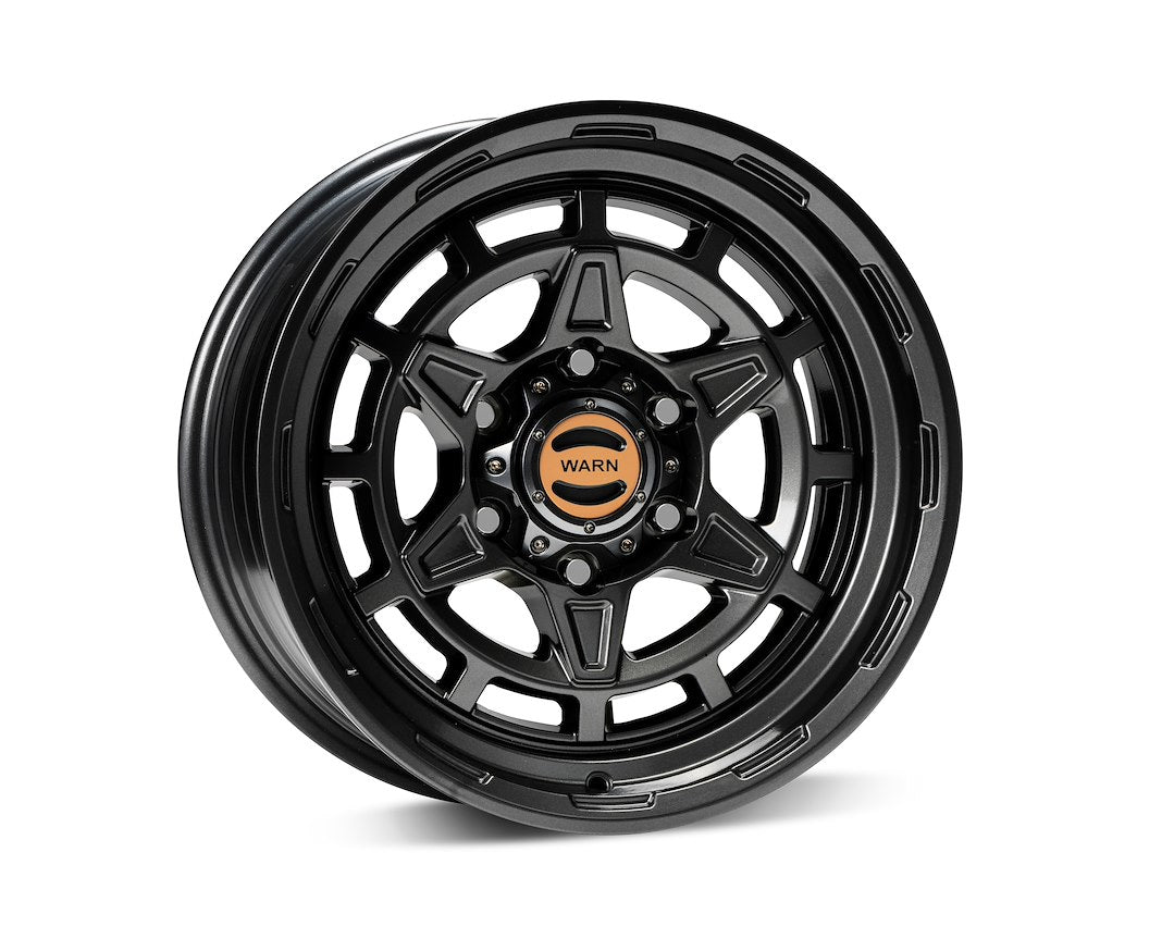 Product of Warn 17x8.5 Black Wheel - 6x5.50 Bolt Pattern