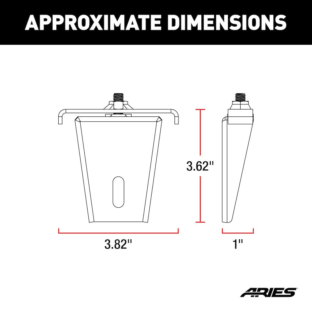 Product of Aries 1110311 Light Bar Mounting Kit