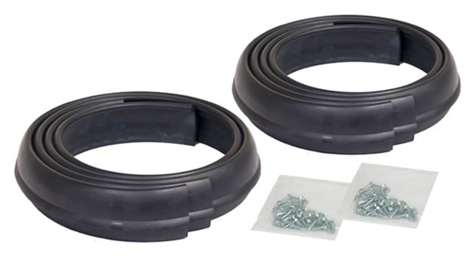 Product of Pacer Performance 52-195 Non-Exposed Fasteners Black Fender Flare - Set Of 4