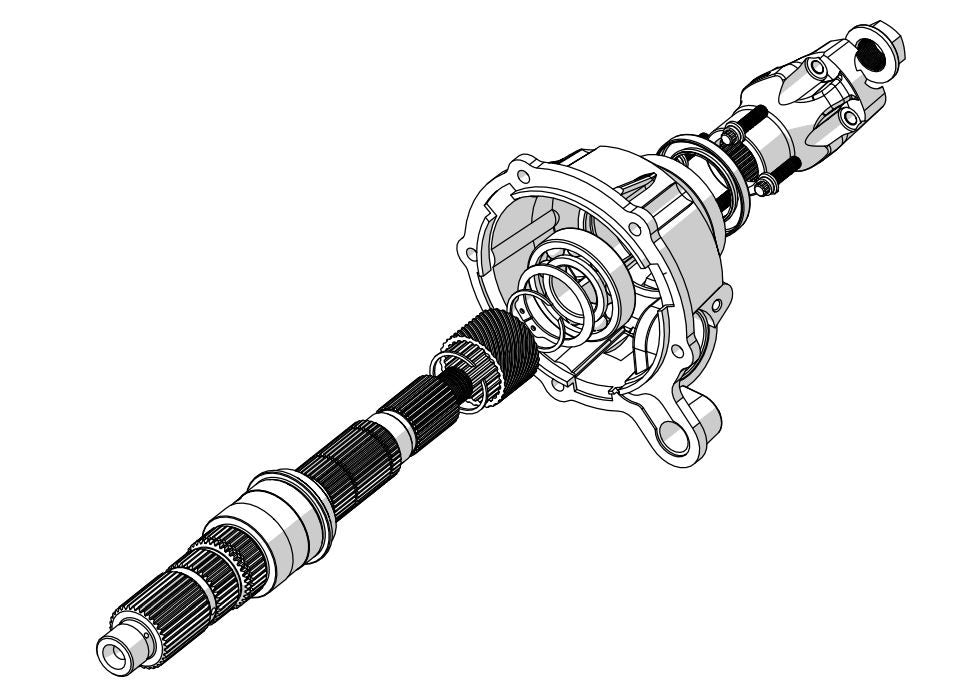 Product of Teraflex 4444401 Transfer Case Slip Yoke Eliminator Kit