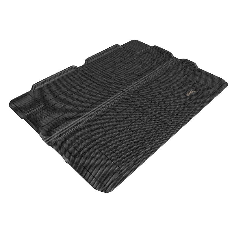 Product of 3D Mats M1FR1491309 Black Thermoplastic Rubber Of Carbon Fiber Texture Back Of 2nd Row Seat Cargo Area Liner