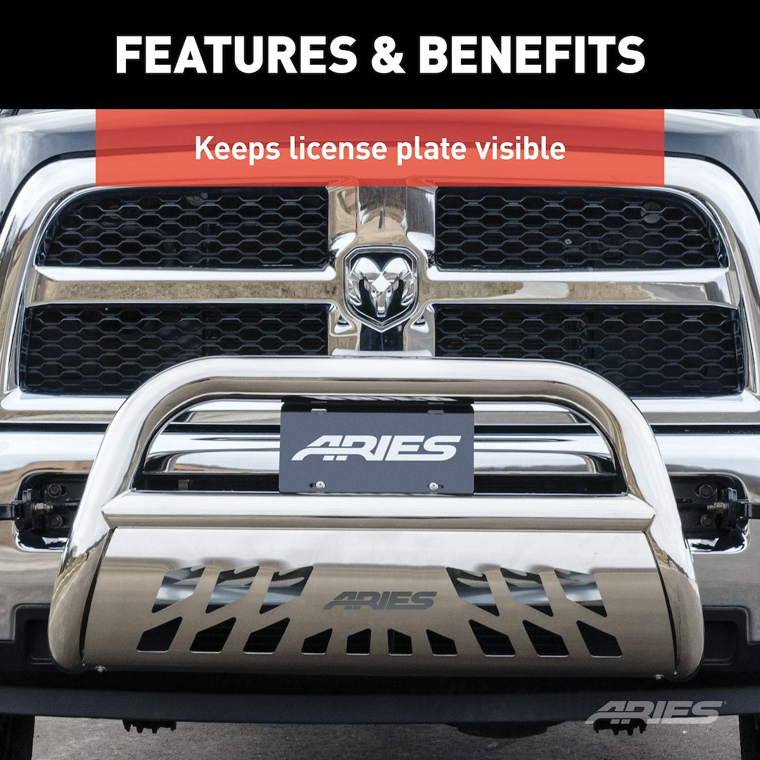 Aries 35-0000 License Plate Bracket||35-0000_3008x1990_Fc.Jpg||89||a1s350000||1227139