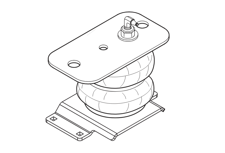 Product of Firestone Industrial 2445 Helper Spring Kit