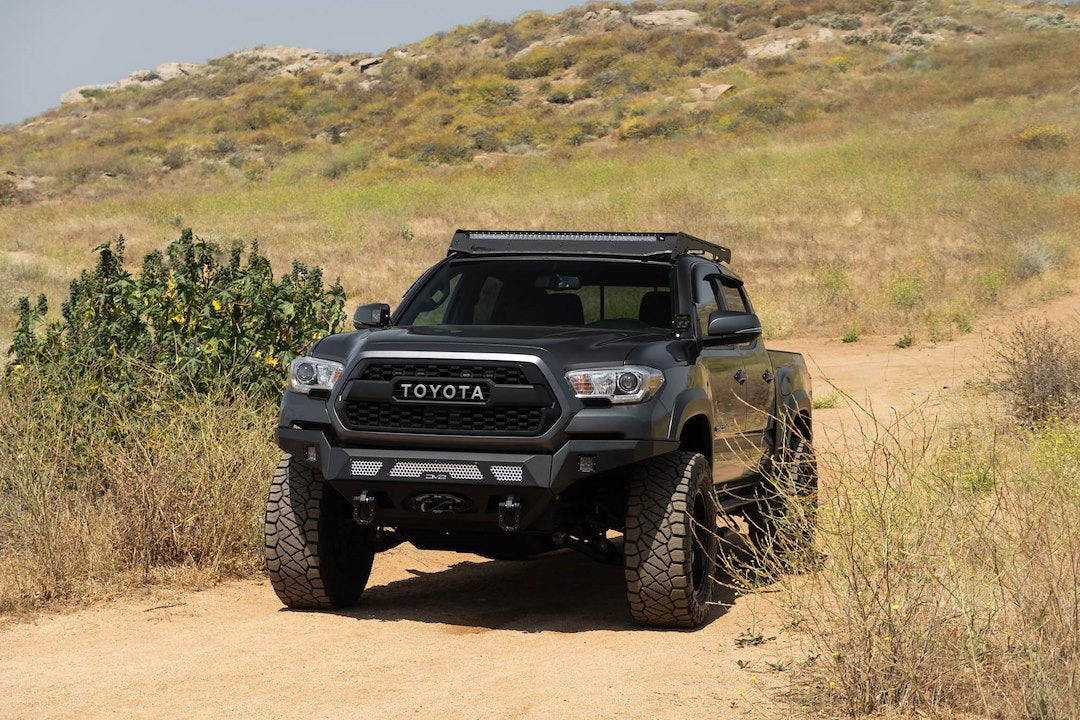 Dv8 Offroad Fbtt1-07 Bumper||2016-2023-Toyota-Tacoma-Mto-Series-Winch-Front-Bumper-Installed-1.Jpg||92||dv8fbtt107||1627329