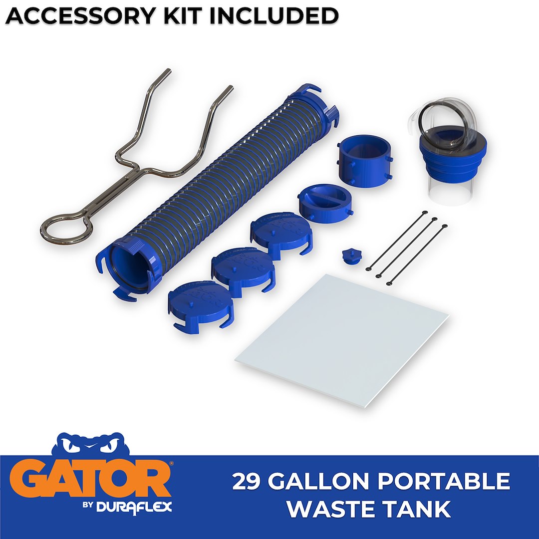 Duraflex 21903g Portable Waste Holding Tank||dur_21903g_29 Gallon Tote Tank_B2c_9.Jpg||93||dur21903g||1624233