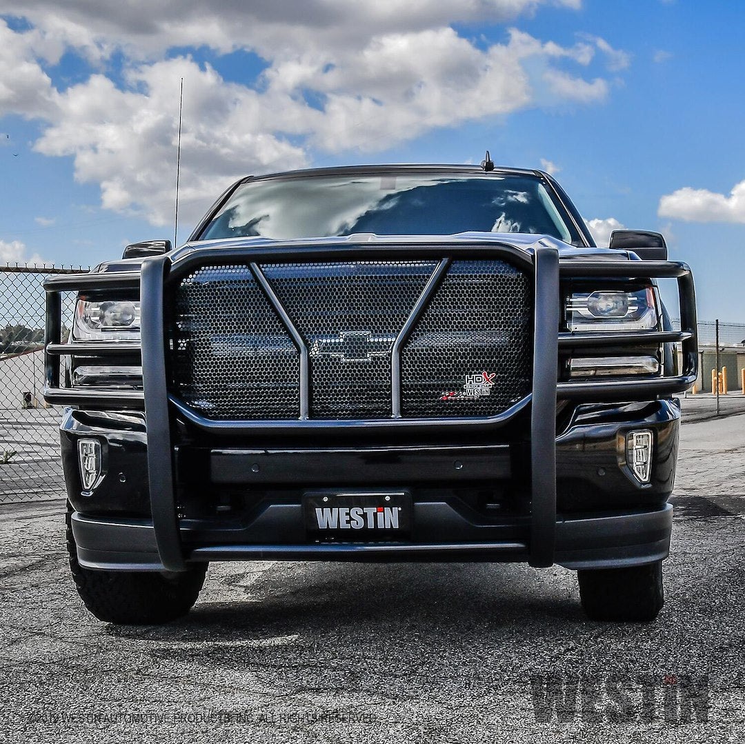 Product of Westin Automotive 57-3875 Grille Guard 1-Piece Black Powder Coated