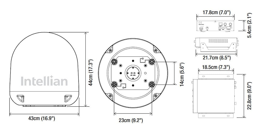 Product of Intellian B4-309ss Satellite Tv System