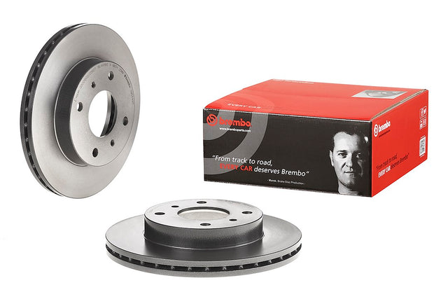 Product of Brembo 09544911C02 Vented 1 Piece Brake Rotor