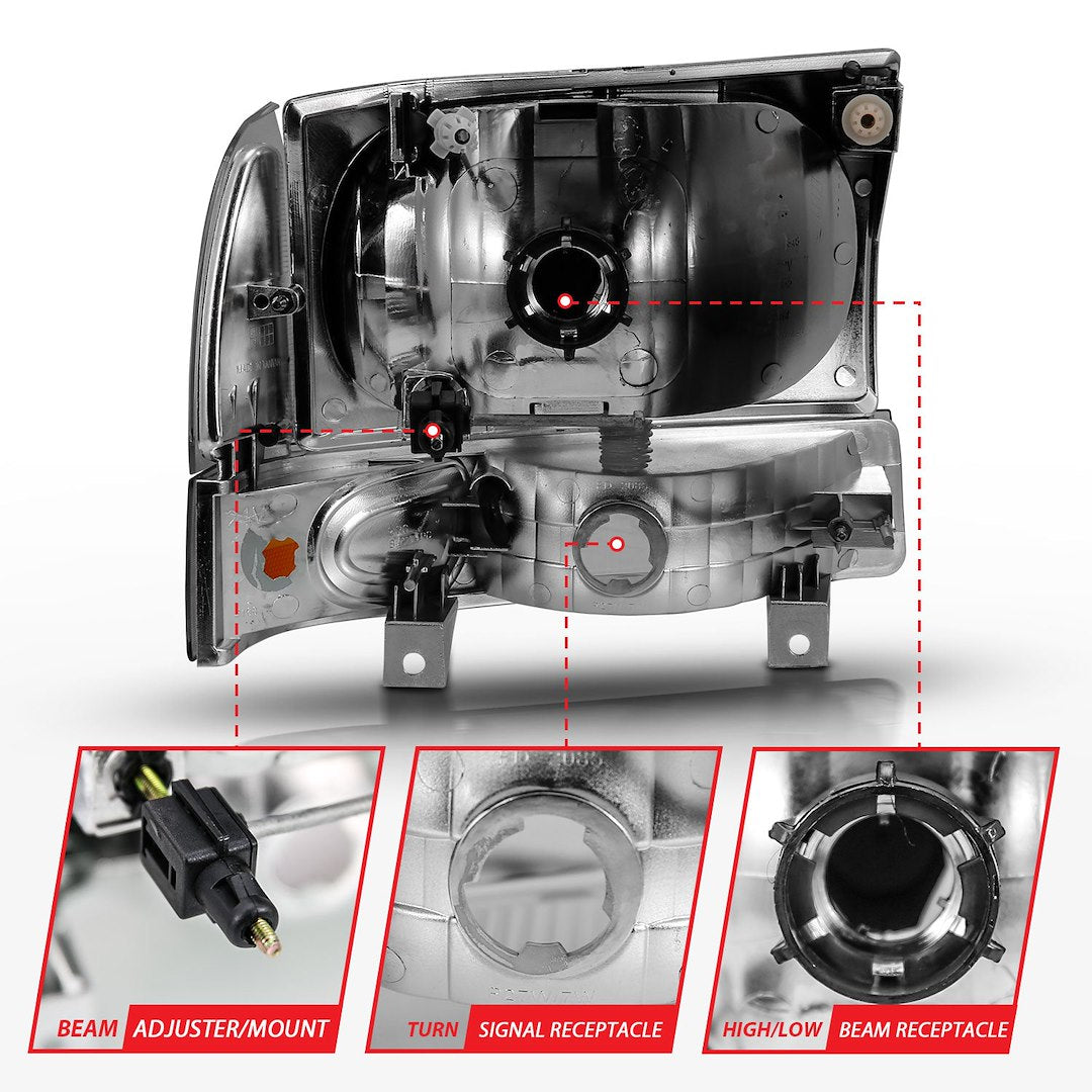 Product of Anzo Usa 111457 Headlight Assembly