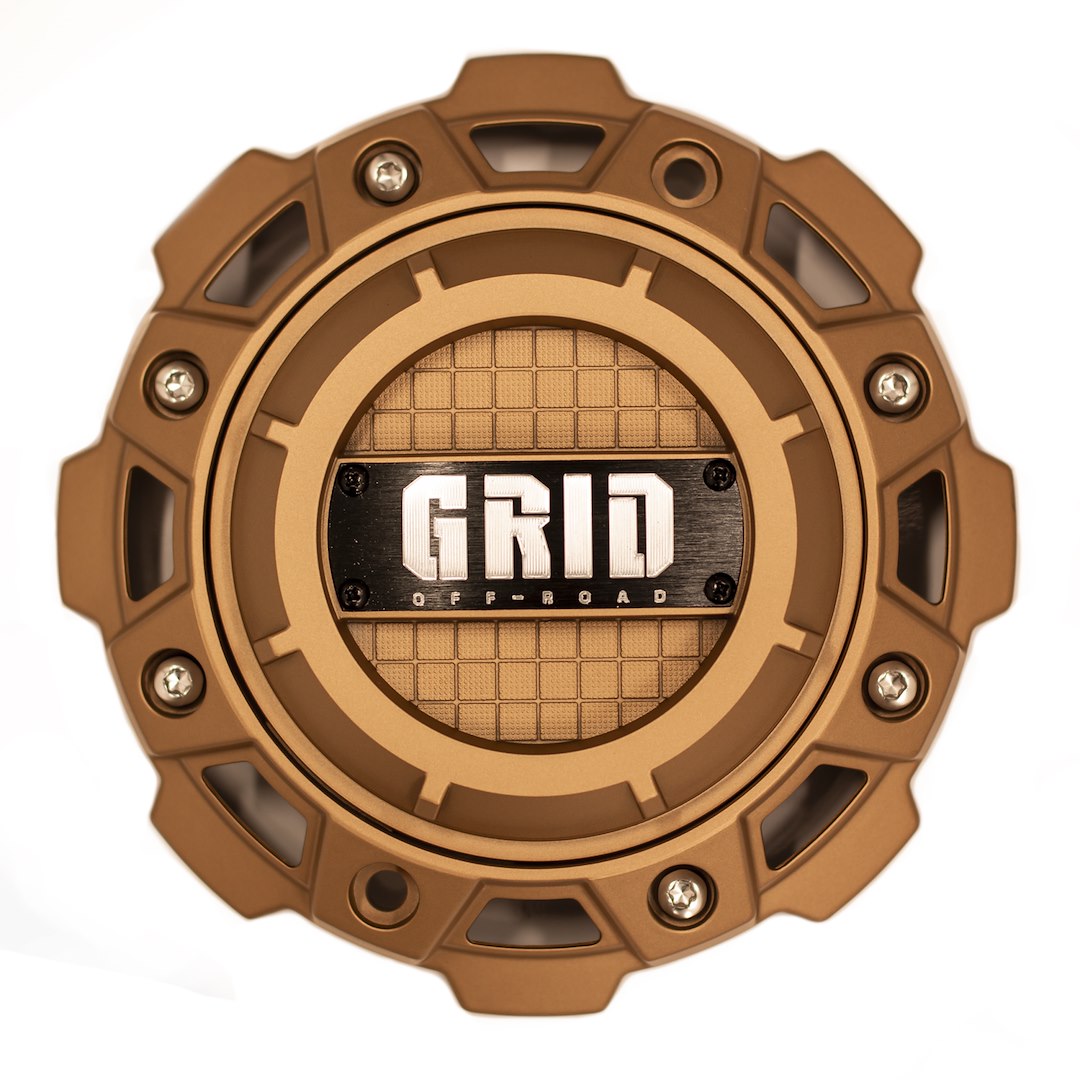 Product of Grid Wheels GDCAP1MGB Matte Gold Wheel Center Cap