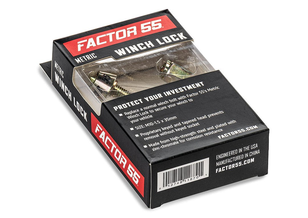 Factor 55 00045 Winch Mount Lock Bolt||00045_1.Jpg||86||fac00045||2470317