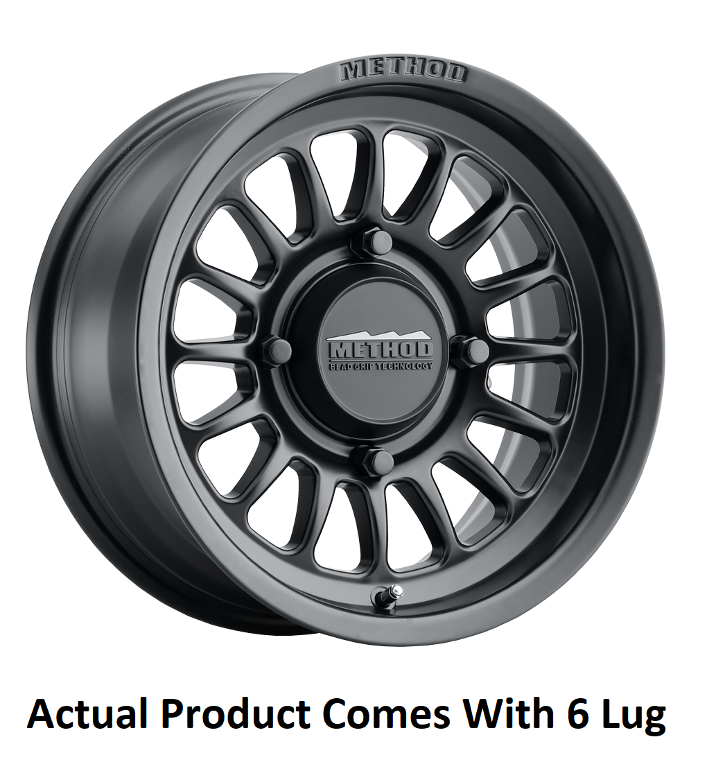 Product of Method Race Wheels 15x7 Black Wheel - Not Applicable Bolt Pattern