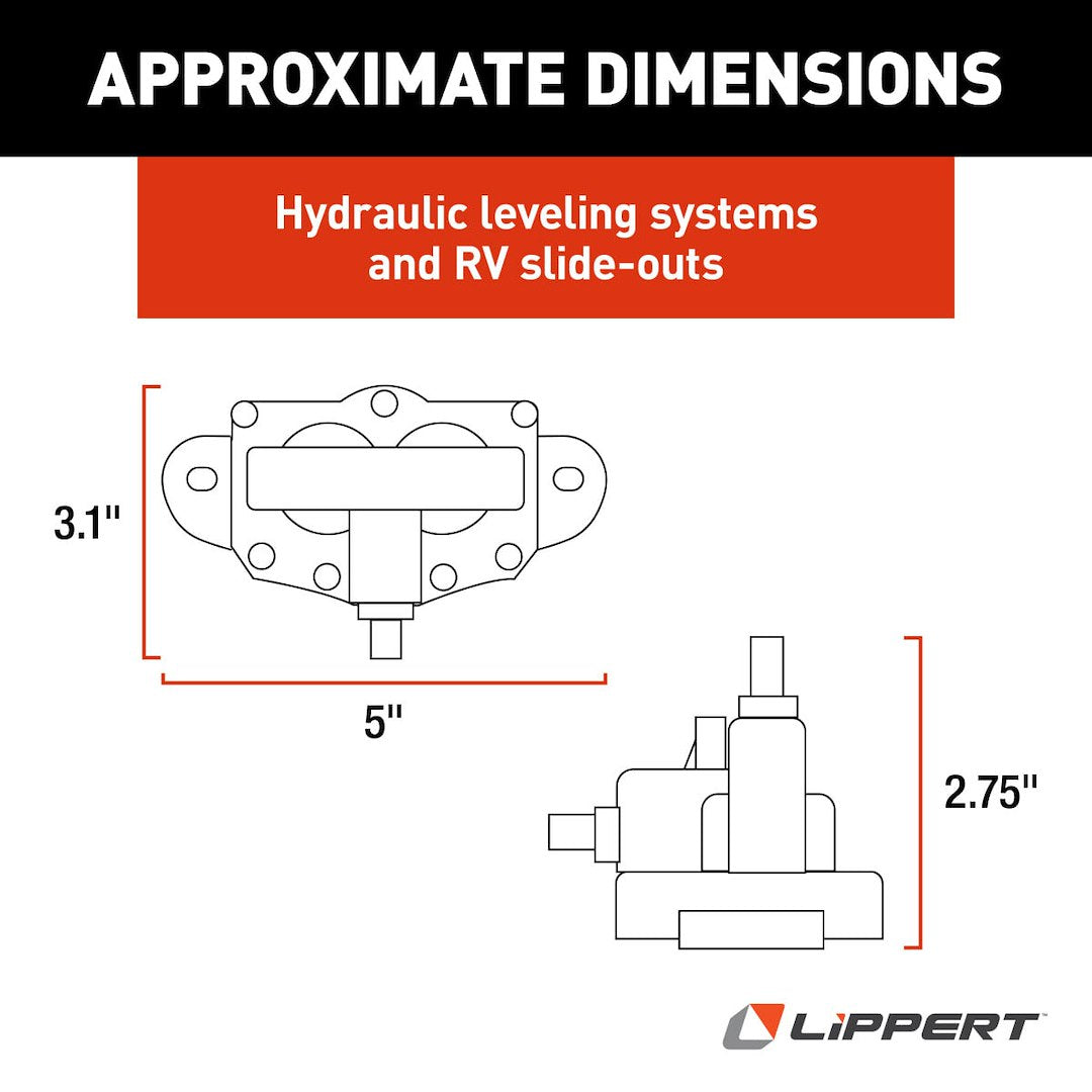 Product of Lippert Components 118246 Leveling System Hydraulic Solenoid
