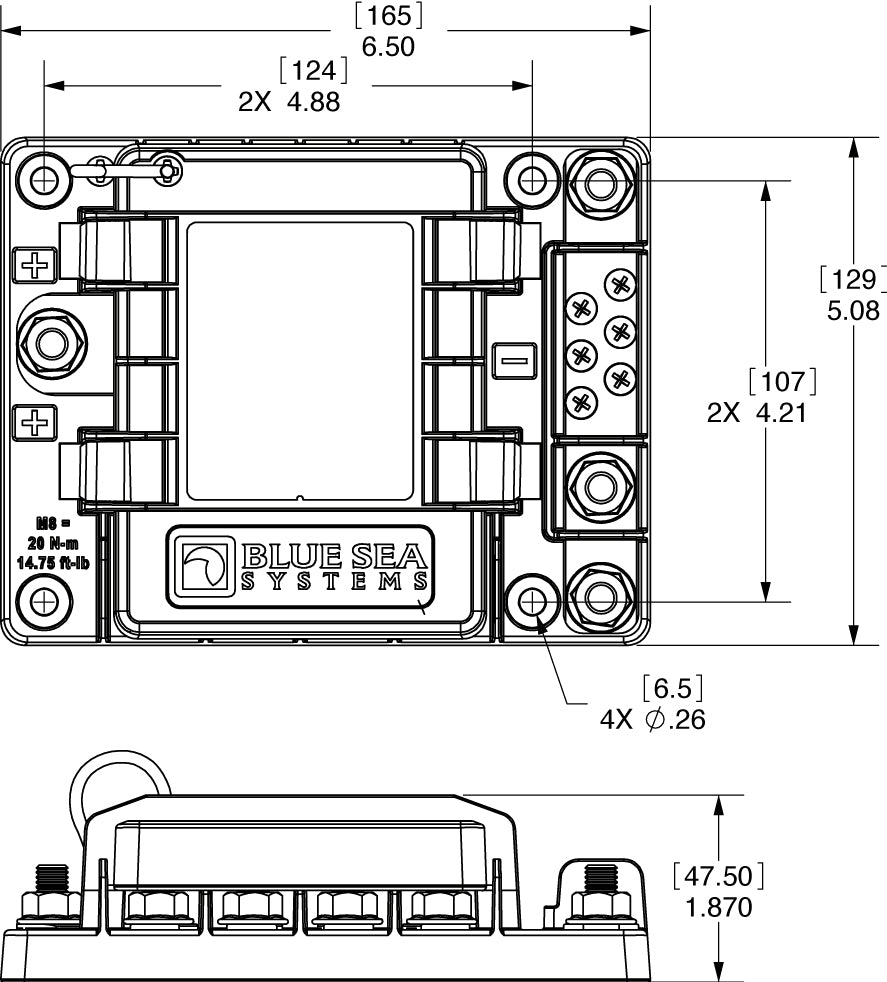 Product of Blue Sea 7748-Bss Fuse Block