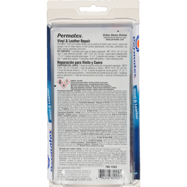 Product of Permatex 80902 Vinyl Repair Kit