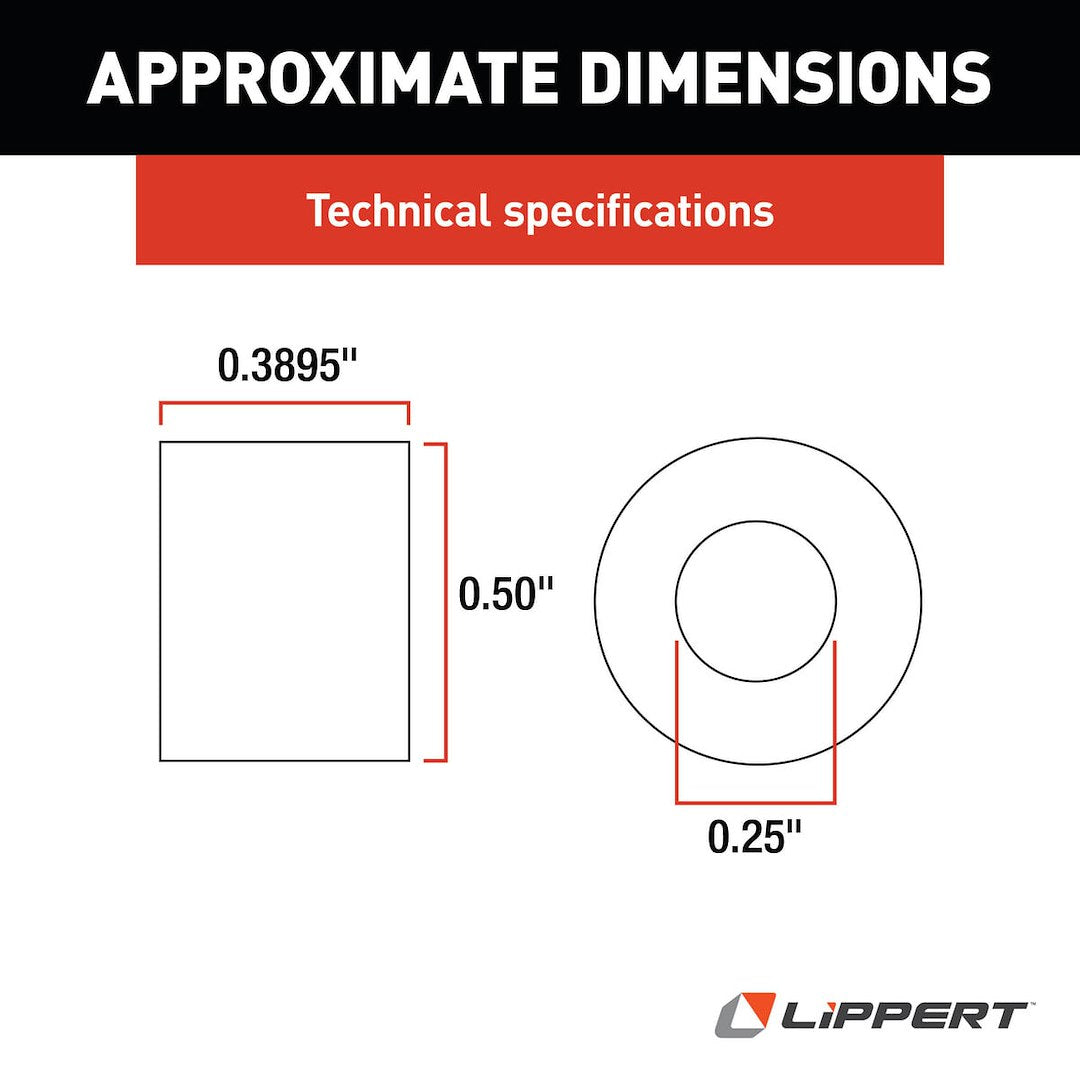 Product of Lippert Components 128958 Entry Step Motor Spacer