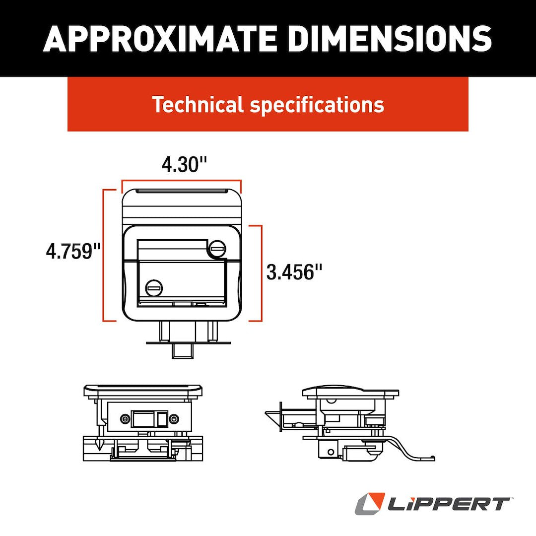 Product of Lippert Components 2020102689 Entry Door Latch