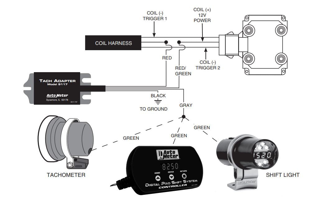 Product of Autometer 9117 Tachometer Signal Adapter