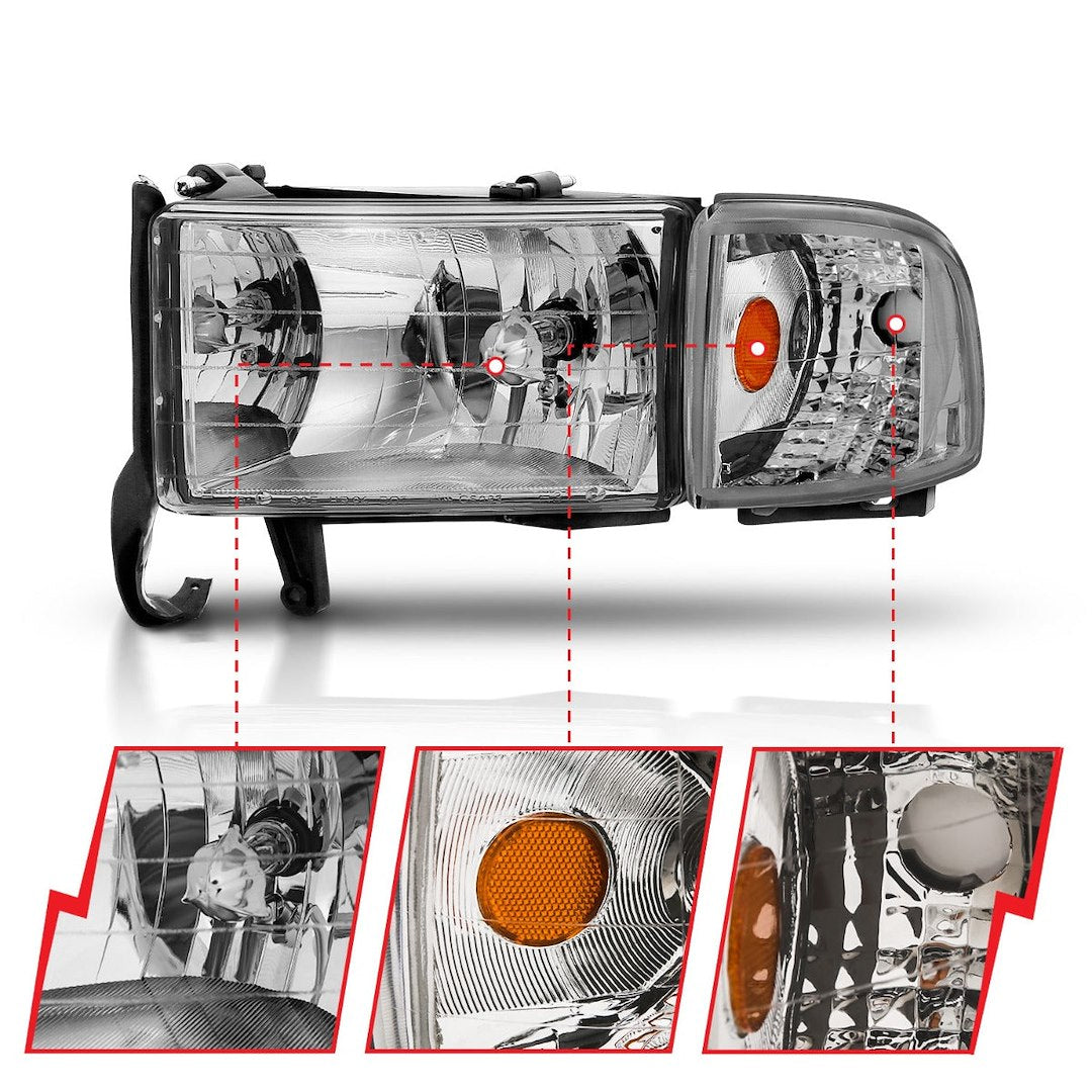 Anzo Usa 111068 Headlight Assembly||111068_1.Jpg||86||a1r111068||1281663