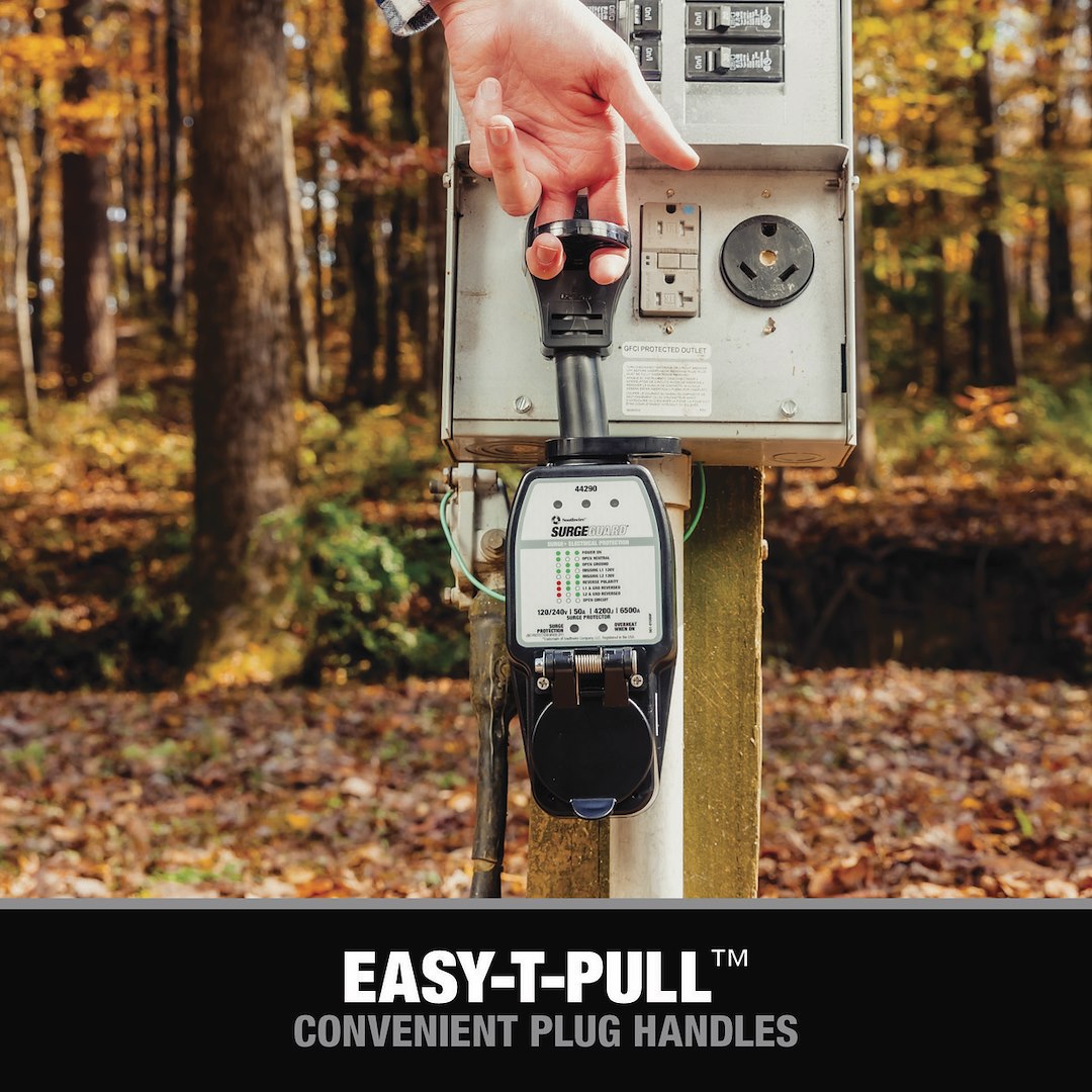 Product of SouthWire Corp. 44290 120/ 240 Volt 50 Amp Surge Protector