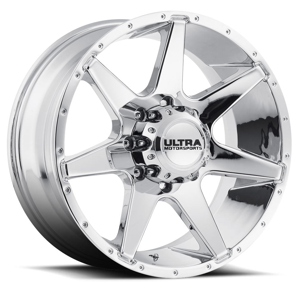 Product of Ultra Wheel 18x9 Silver Wheel - 8x6.69 Bolt Pattern